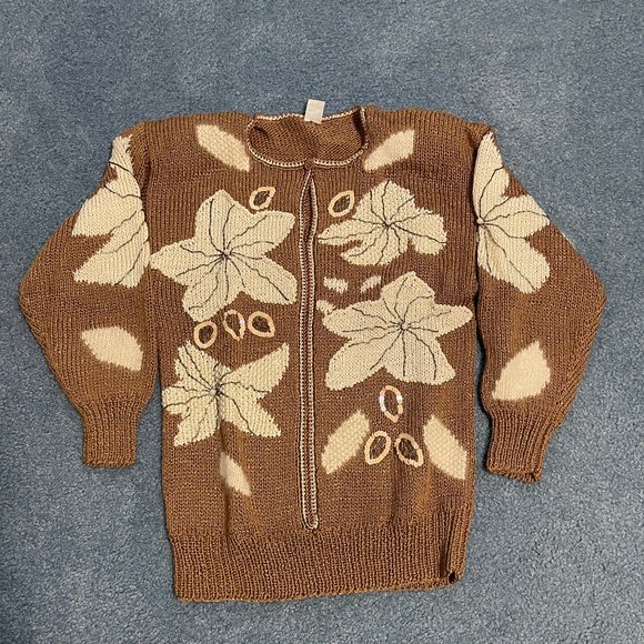 VINTAGE BEADED SWEATER - Picture 1 of 5